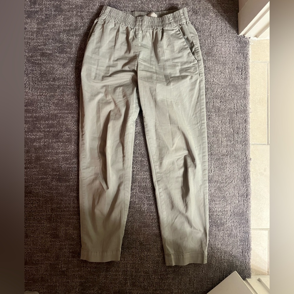 Everlane easy pant, sage green